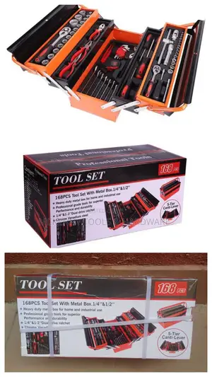 168 PCS/Set Iron Tools Set Box Hand Ratcheting Box Wrench