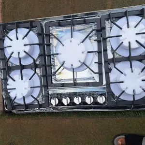 5 Burner Stainless Steel Inbuilt Gas Cooker