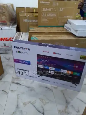 Polystar 43" Smart Tv+Youtube+Wall Bracket