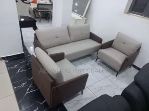 Five Seaters Leather Sofa