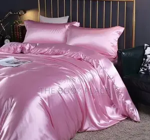Pink Silky Bedsheet