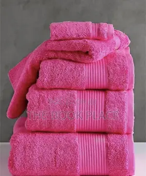 Pink Cotton Extra Large Towels