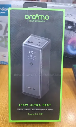 Oraimo Power Jet 130. 130w Laptop Power Bank