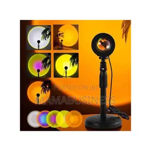 USB Powered Remote Control Color Sunset Lamp/Projector Lamp