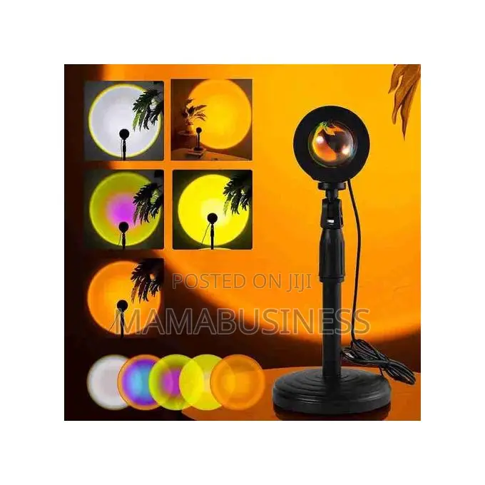 USB Powered Remote Control Color Sunset Lamp/Projector Lamp