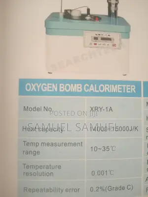Oxygen Bomb Calorimeter (Xry-1a)