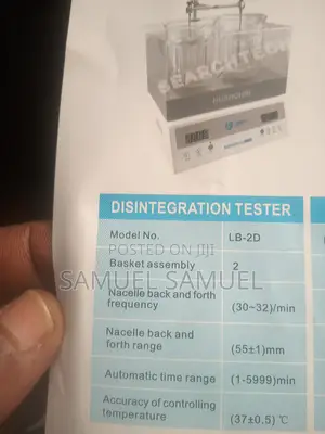 Disintegration Tester