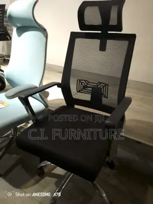 Good Mesh Office Chair With Head Rest and Back Support