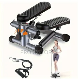 Sunny Health Fitness Mini Stepper With Resistance Band