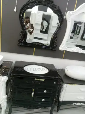 Black Executive Royal Cabinets With Mirror