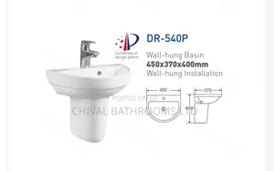 Twyford England Wall Hung Basin