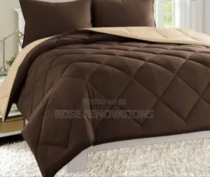 Mixed Brown Colour Complete Duvet Set