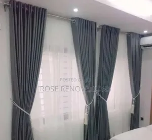 Grey Color Smart Curtains