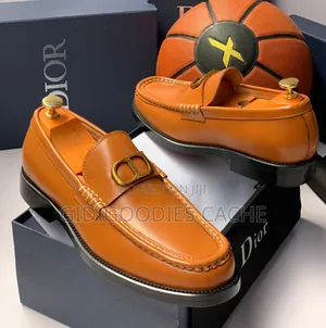 Brown Dior Loafers