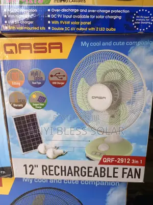 Rechargeable Table Fan