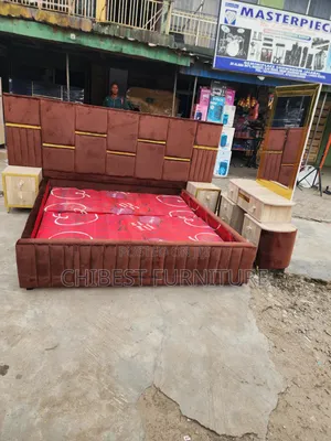 Quality 6by6 Complete Set of Upholstery Padded Bed