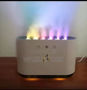USB Ultrasonic Cool Mist Maker With RGB LED Lamp Humidifier