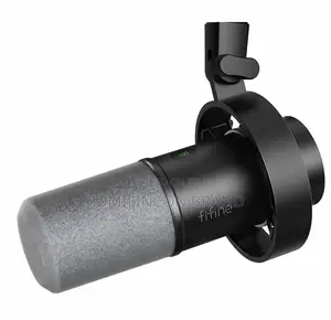 Fifine Usb/XLR Dynamic Mic With Shock Mount Headphone