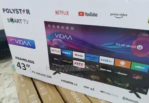 Latest Polystar 43" Smart Tv -Brand New
