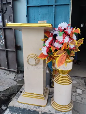 Pulpit and Flower Vase