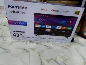 Top Brand HDMI Polystar 43" Smart TV