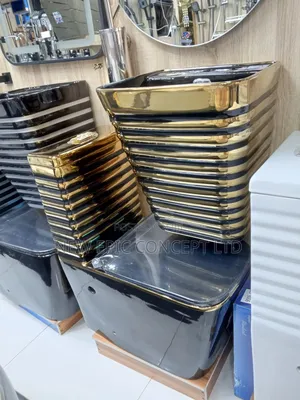 Black and Gold WC