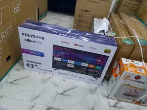 Competent Polystar 43" Smart TV {Pv-Hk43flsm}