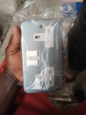 13amps Double Socket Metal Clad