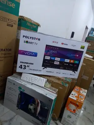 Currently Best Polystar 43" Smart Tv{Pv-Hk43flsm
