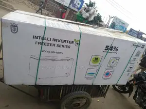 Scanfrost Inverter Chest Freezer Double Door 600liters Size.