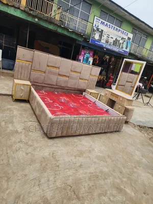 Quality 6by6 Complete Set of Upholstery Padded Bed
