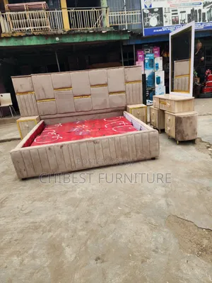 Quality 6by6 Complete Set of Upholstery Padded Bed