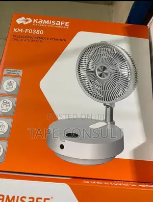 Kamisafe Telescopic Adjustable Circular Fan KM - FO380