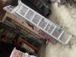 16 Steps 2 Sections Aluminum Upstrong Ladder