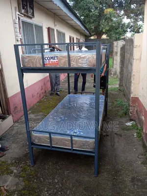Detachable Bunk .Up and Down Metal Bedframe and 2 Mattress