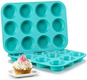 12 Hole Silincon Cake Pan Baking