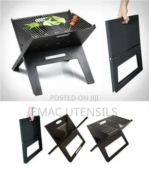Foldable X Shape BBQ Charcoal Grill