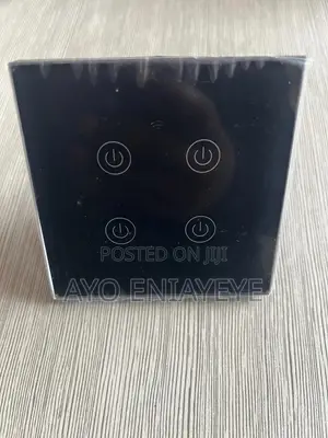 Smart Switch 4 Gang Black