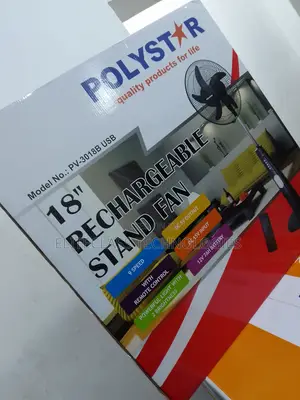 The Nice Choice 18'' Polystar Rechargeable Stand Fan