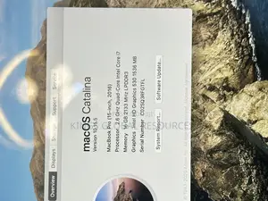 Laptop Apple MacBook Pro 2016 16GB Intel Core i7 SSD 256GB