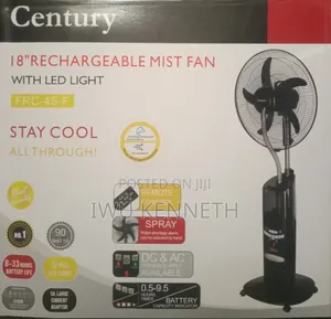 Century Rechargeable Water Mist Fan