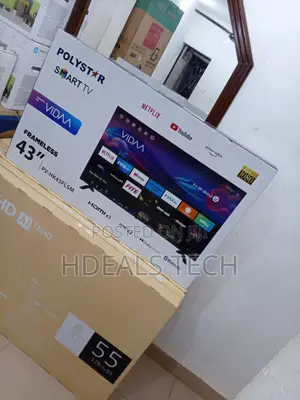 New in Polystar 43 Inches Smart Television