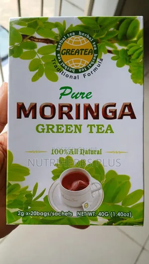 Greatea Pure Moringa Greentea:Flushes Out Toxins in the Body