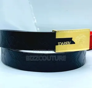 Original Versace Leather Belts Available in Store