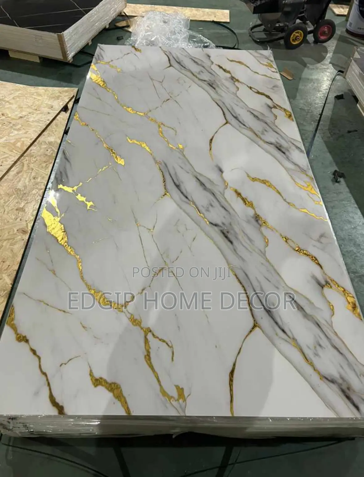 Uv Marble Sheet Gold
