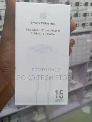 Brand New iPhone 15 Pro Max 35W Power Adapter USB C to C.