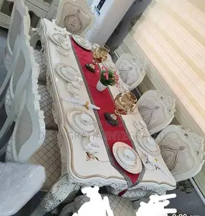 8 Seaters Dining Table Set by 8