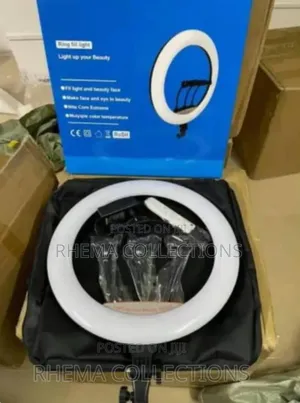 18 Inches Ringlight With Ith 3 Phone Holder and Stand