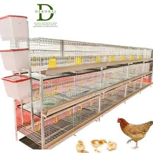 Advanced Farming With Imported H Type 120 Poultry Cages