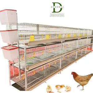 Superior Quality H Type 120 Poultry Cages For Layers Broiler